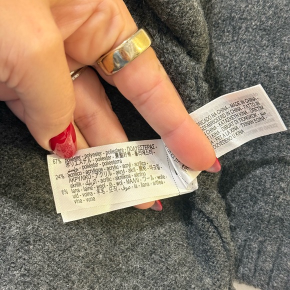 Zara Knit Cape Jacket - Picture 6 of 14